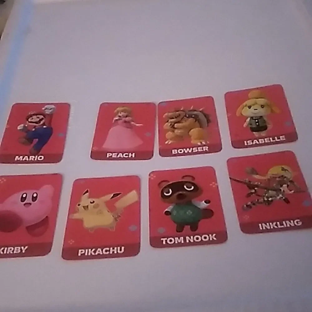 Mario Character Card Set